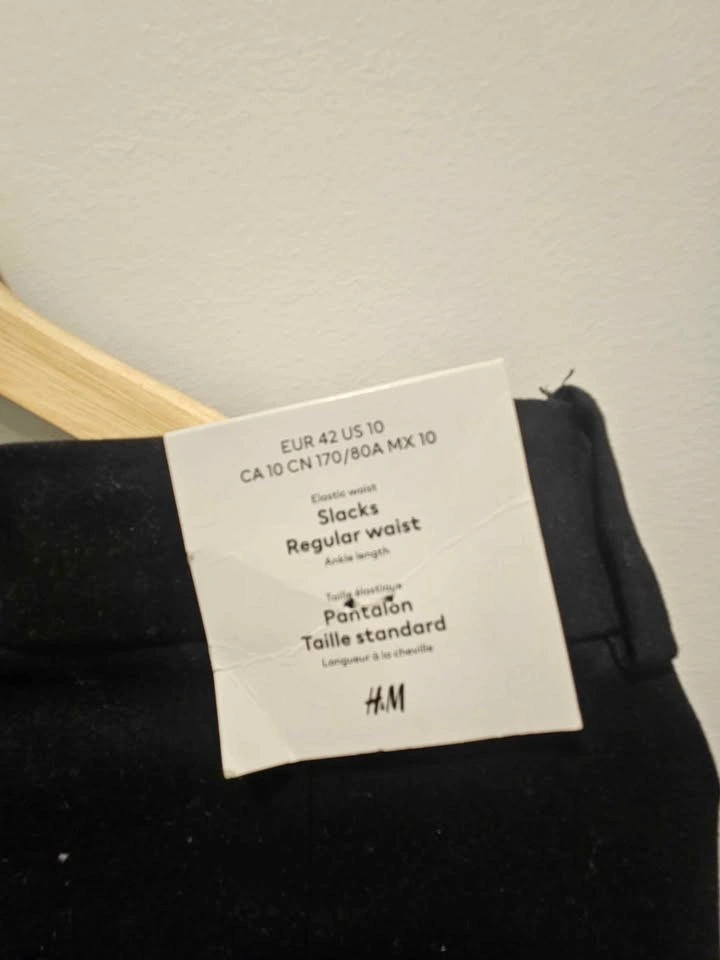 H&M Black Trousers for Women (Size: US 10) BRAND NEW! - photo 4