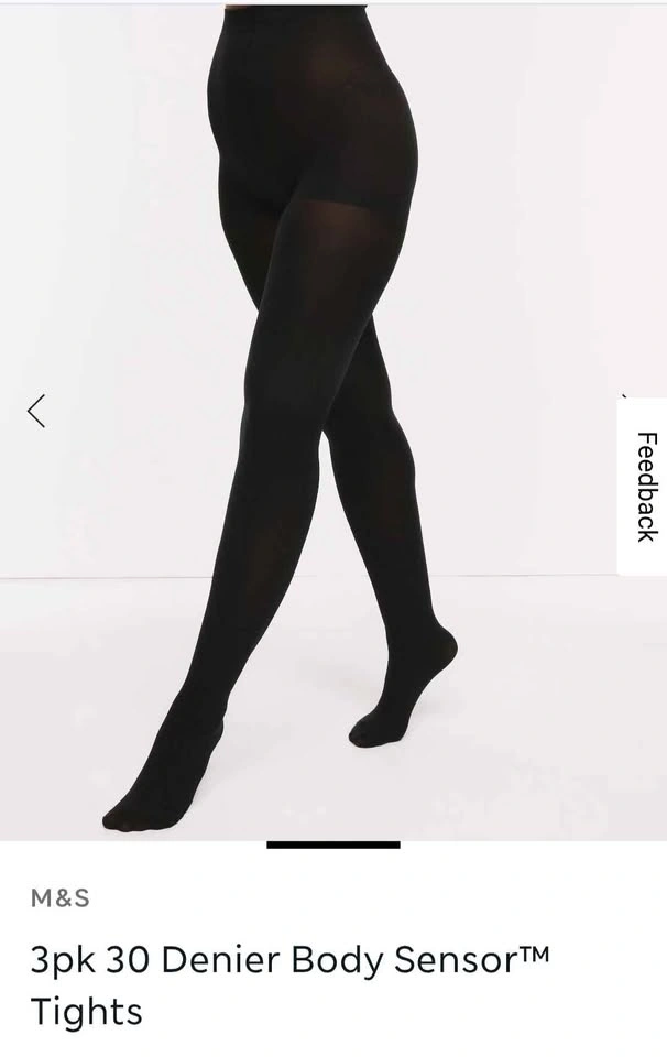 Marks & Spencer 3 Pairs Body Sensor Tights (Large) - photo 3