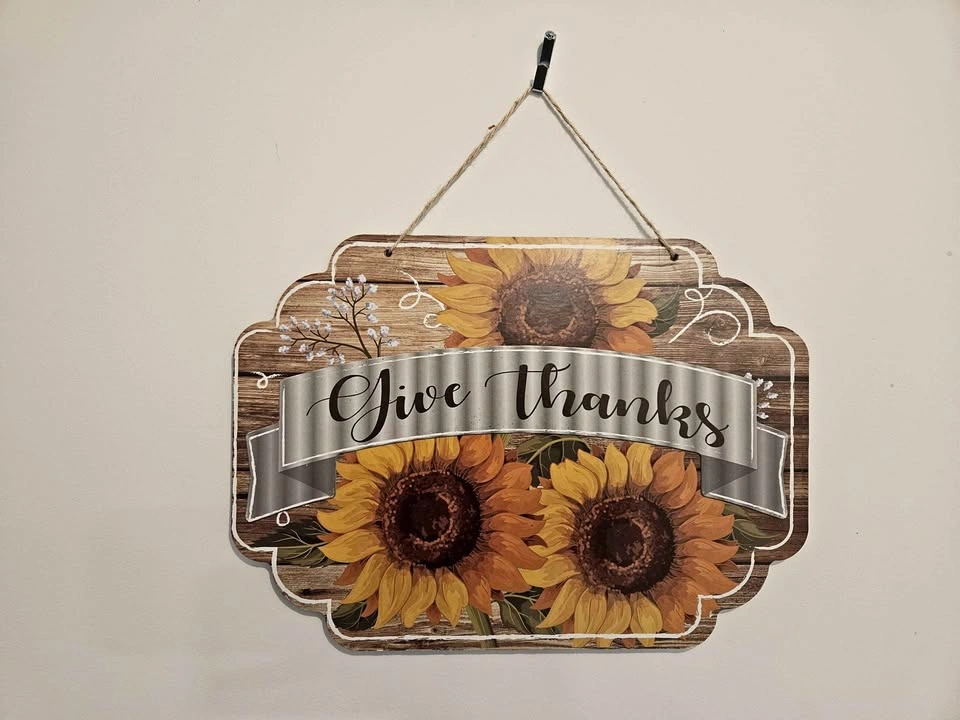 Give Thanks Home Decoration