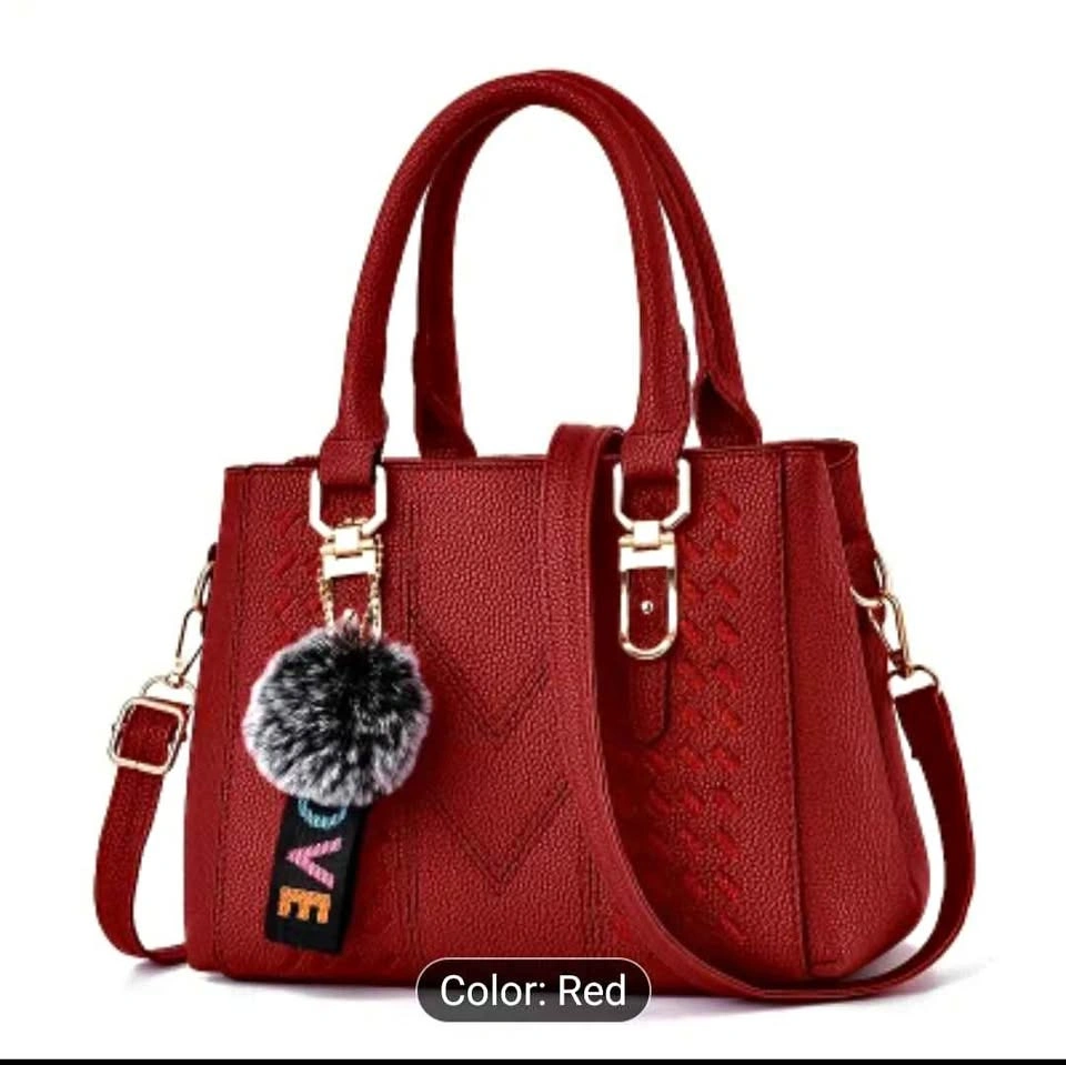 Chic Elegant Black Handbag for Women | Detachable Strap, Gold-To