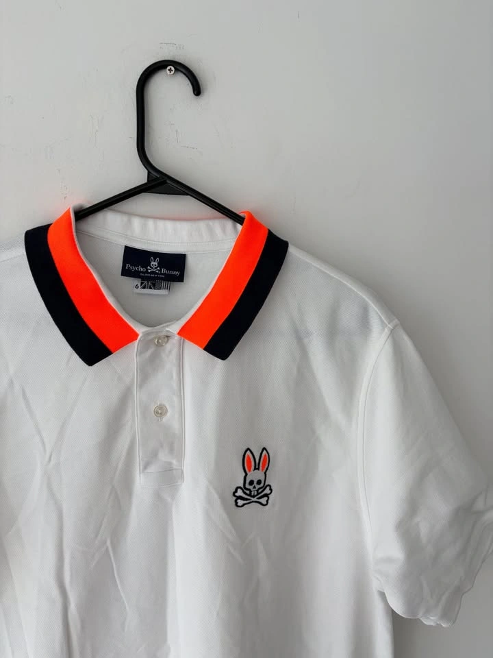 Psycho Bunny Copper Tipped Short Sleeve Logo Polo Size 6 - photo 2