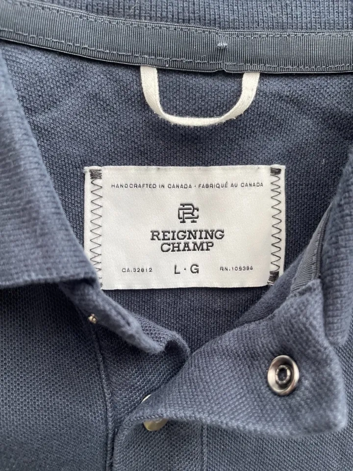 Reigning Champ Polo Snap Buttons Shirt Size L - photo 2