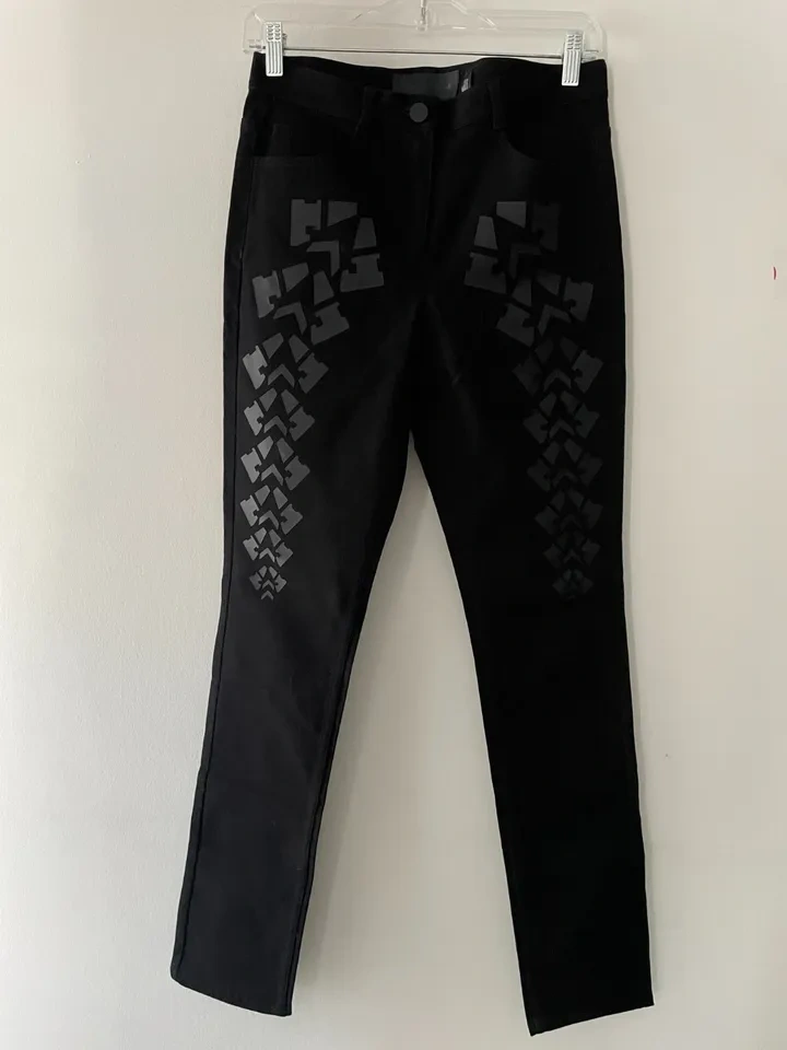 Alexander Wang x H&M Black Skinny Jeans Size 6 - photo 2