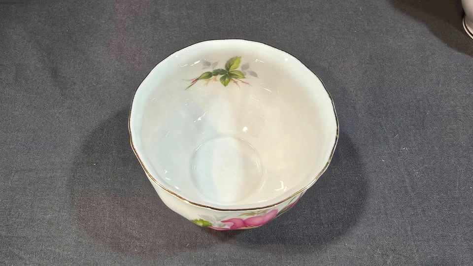 Royal Adderley Prairie Rose Creamer & Sugar Set - photo 2