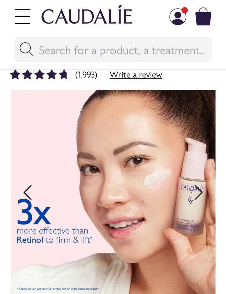 Caudalie Resveratrol-Lift Instant Firming Serum 30ml Made in Fra - photo 4