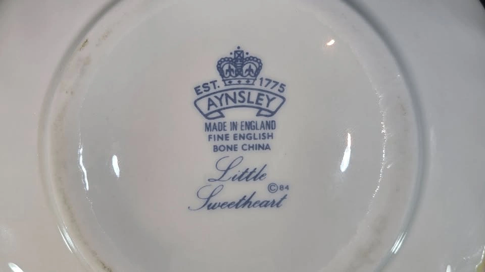 FINE BONE CHINA TRINKET BOX LITTLE SWEETHEART BY ANSLEY - photo 5