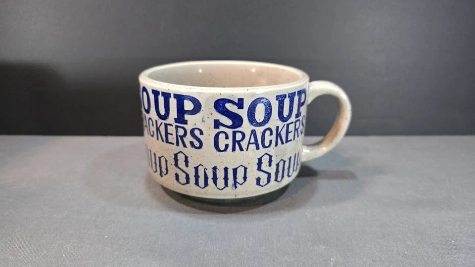 1970S JAPAN STONEWARE SOUP MUGS SET OF 3 - photo 3