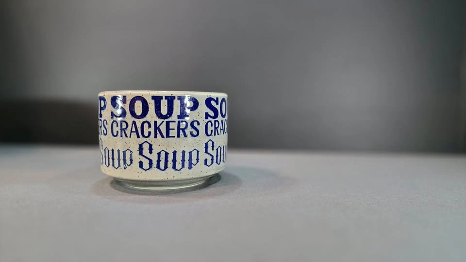 1970S JAPAN STONEWARE SOUP MUGS SET OF 3 - photo 5