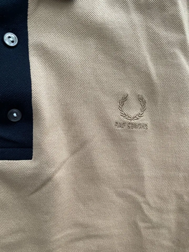 Fred Perry x Raf Simons Tape Detail Pique Polo Size 38 - photo 3