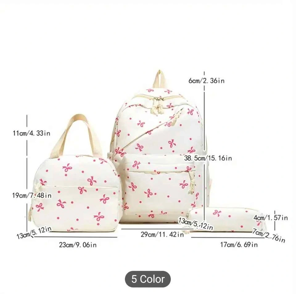 WENAANG Cute Bow Backpack - College, Travel, Lightweight Student - photo 2