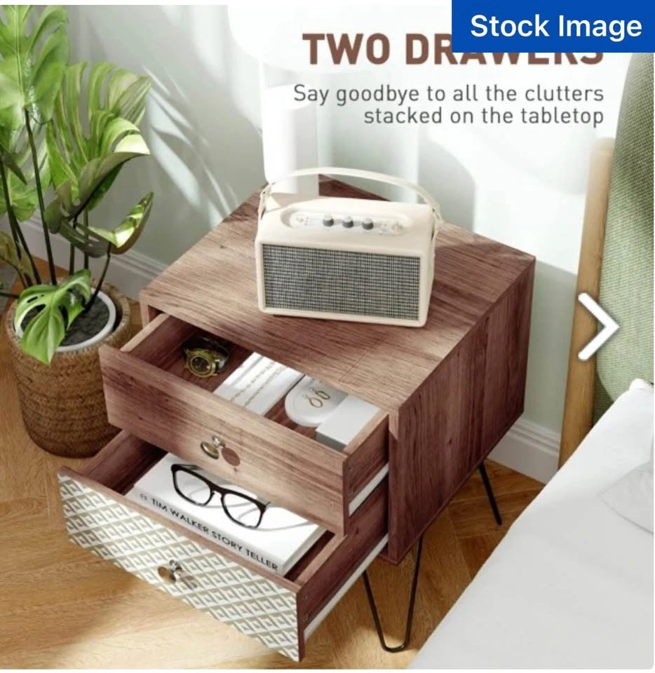 Homcom® 2 Drawer Bedside Table - $50 - photo 4