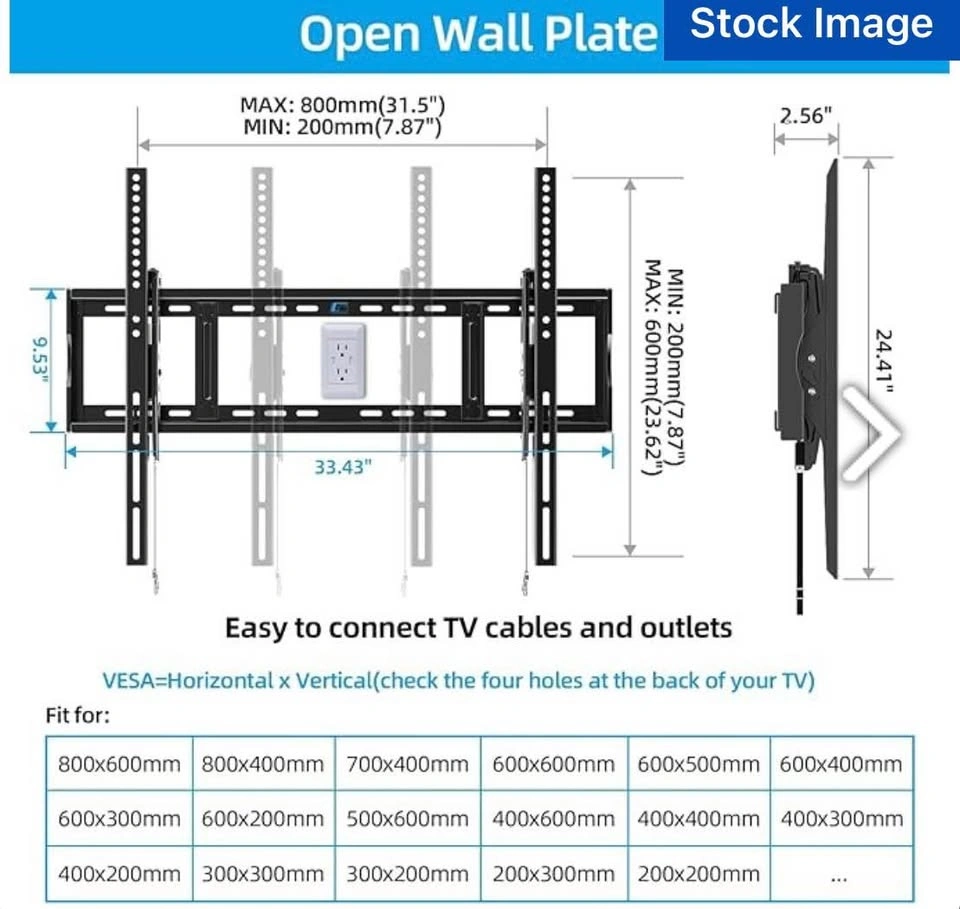 HOME VISION® Tilting TV Wall Mount - Tilt 47-120in - photo 5