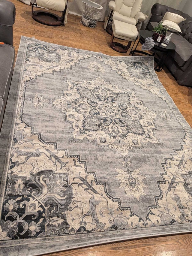 Gertmenian Thomasville Snoh Grey Area Rug 7ft 10" x 10ft