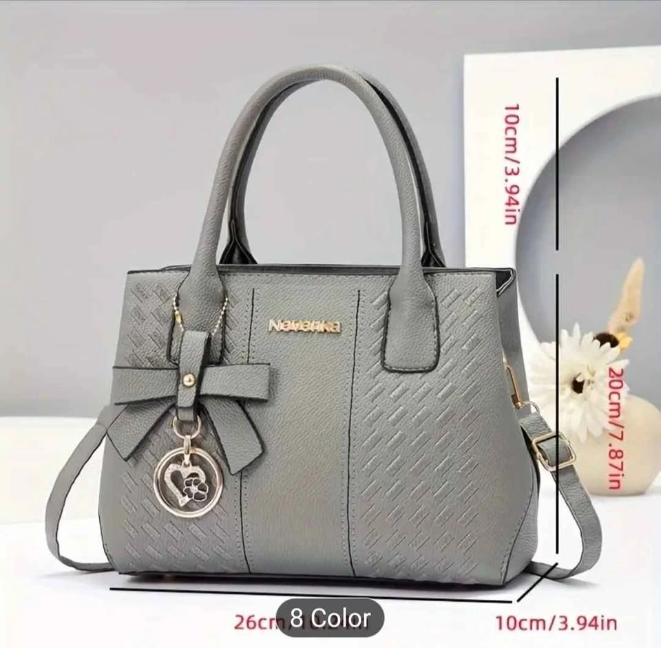 Fashion Embroidery Handbag, Elegant Top Handle Purse - photo 2