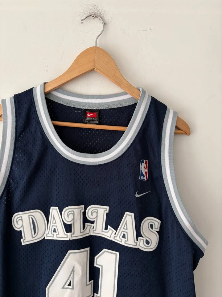 Vintage Nike Dallas Mavericks Dirk Nowitzki #41 Jersey XL - photo 2
