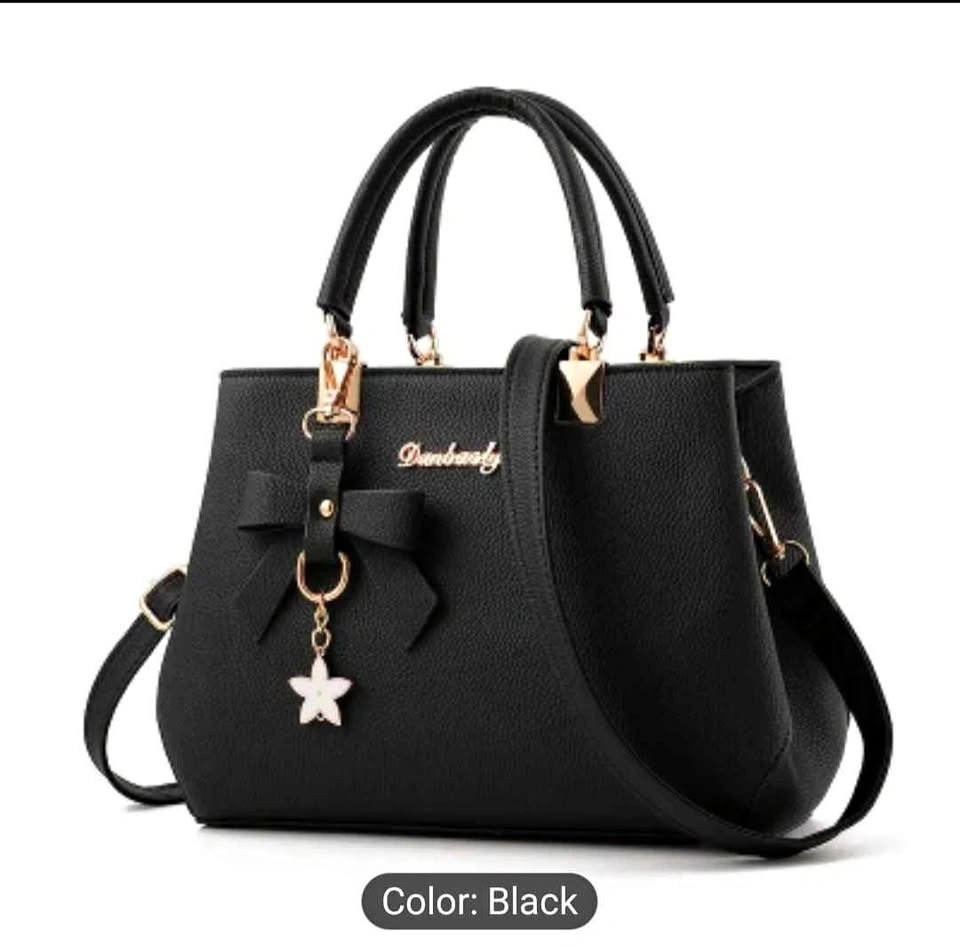 Sale-Wo 'S Handbag with Golden-Tone Hardware | Removable Shoulde
