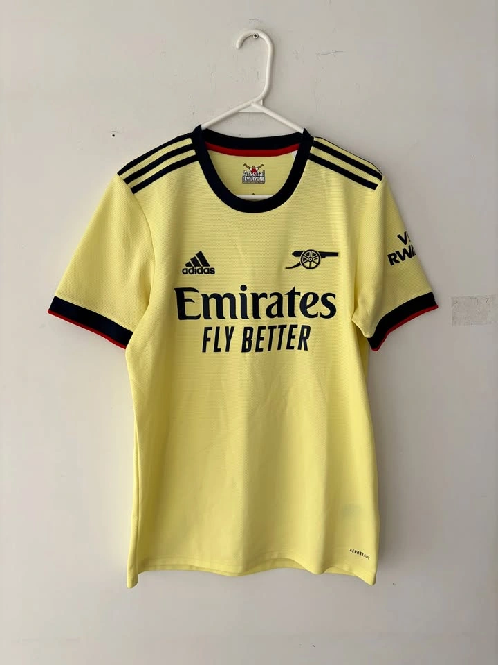 Adidas 2021-22 Arsenal London Away Soccer Jersey Size M