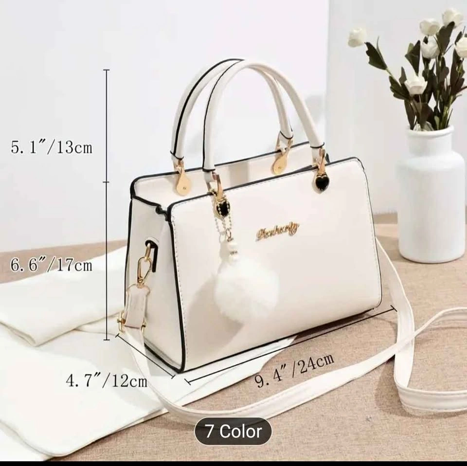 Pom-Pom Handbag - Small Multi-Layer Fashion Bag