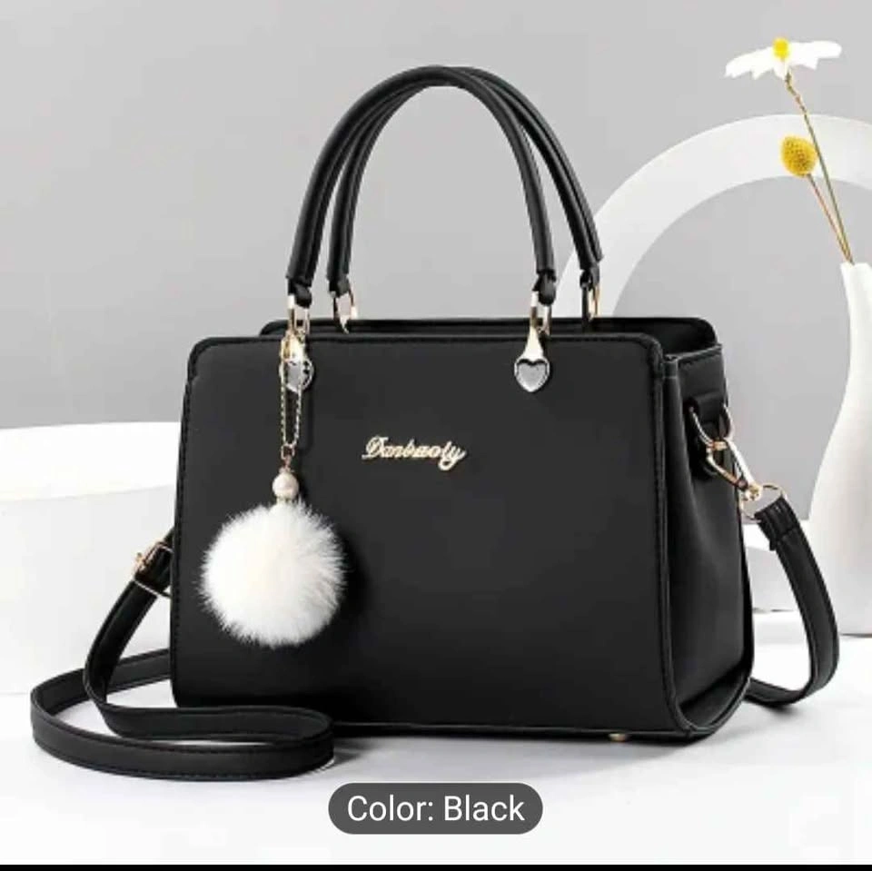 Pom-Pom Handbag - Small Multi-Layer Fashion Bag - photo 3