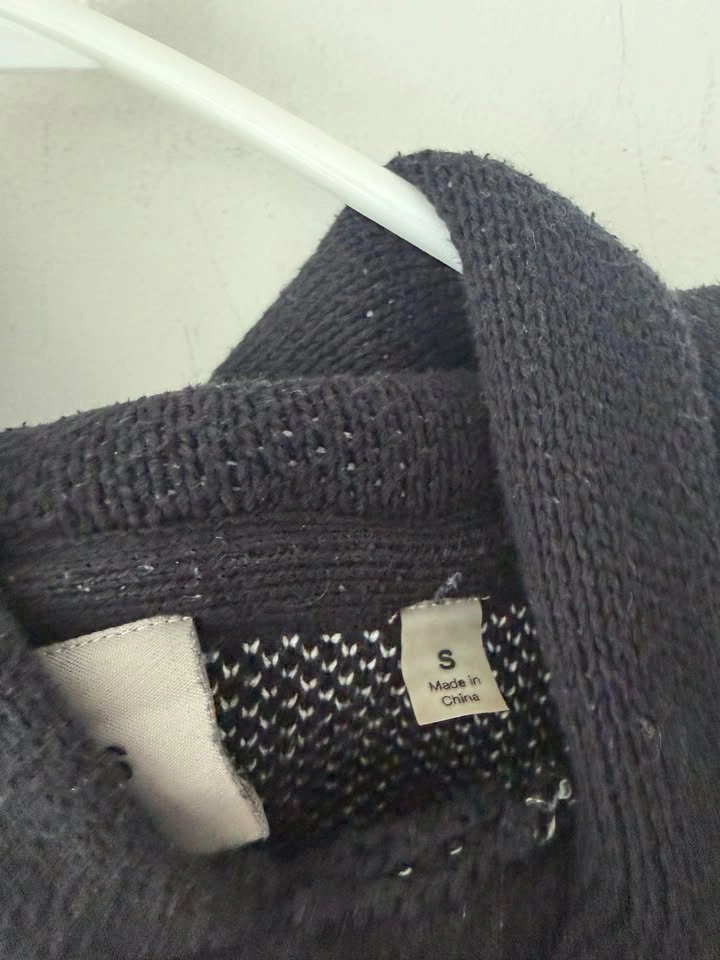 Essentials Fear of God Knit Pullover Hoodie Black Size S - photo 4