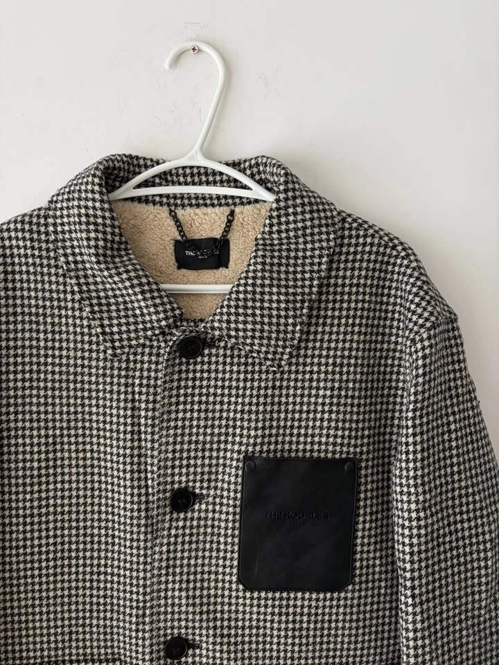 The Kooples Men's Wool Flannel Houndstooth Jacket - Size L - photo 2