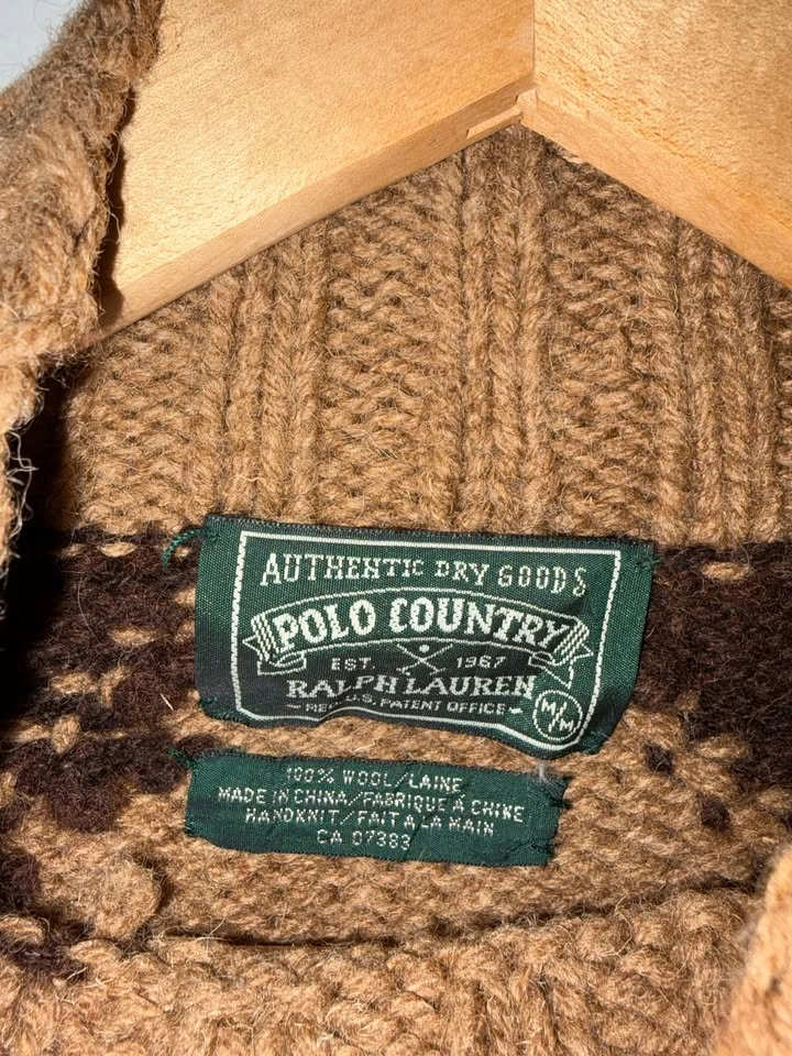 Ralph Lauren Polo Country Aztec Wool Sweater - Men's M - photo 3