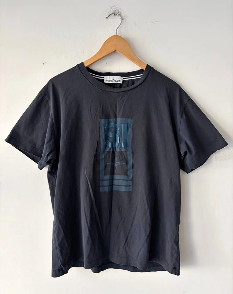 Stone Island Men's Abbreviation One Graphic T-Shirt Size L