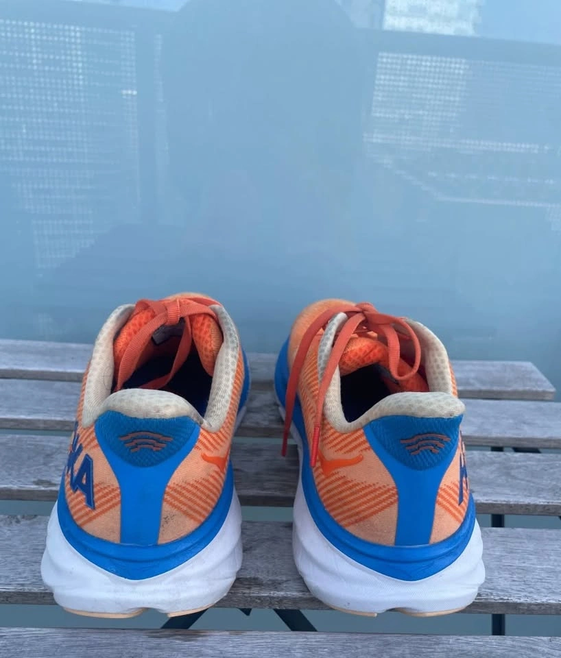 Hoka Clifton 9 Men’s Running Shoes - Orange/Impala, Size 10 - photo 4