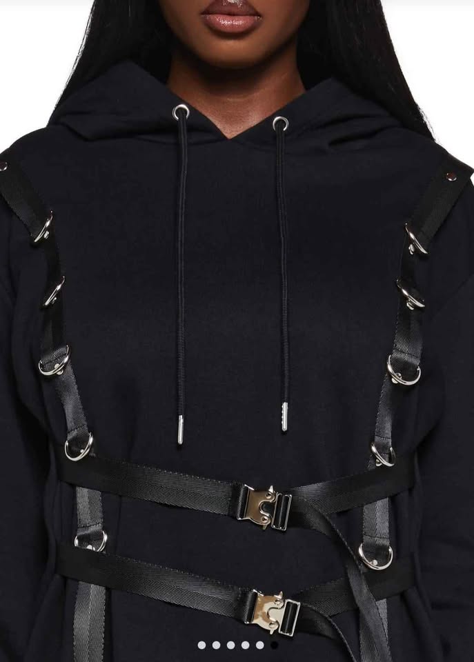 Dolls kill harness hoodie size L - photo 4