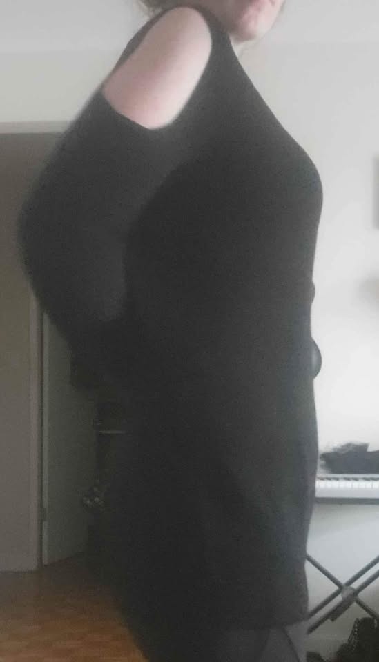 Black off shoulder sweater - photo 4