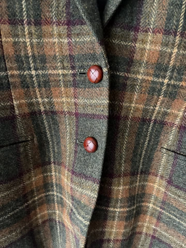 Ralph Lauren Women's Equestrian Plaid Blazer Jacket Size 12P - photo 5