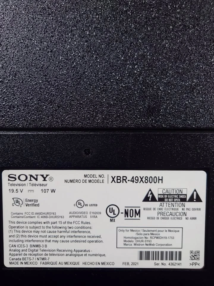 Sony 49" 4K UHD Smart TV w/ Stand (XBR-49X800H) - photo 5