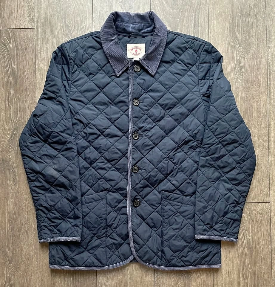 Brooks Brothers Red Fleece Corduroy Quilted Jacket L