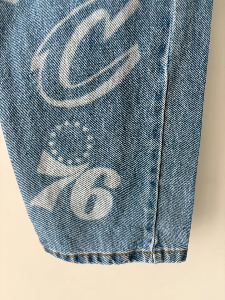 OVO October's Very Own NBA Team Icons Denim Jeans Size 32 - photo 4