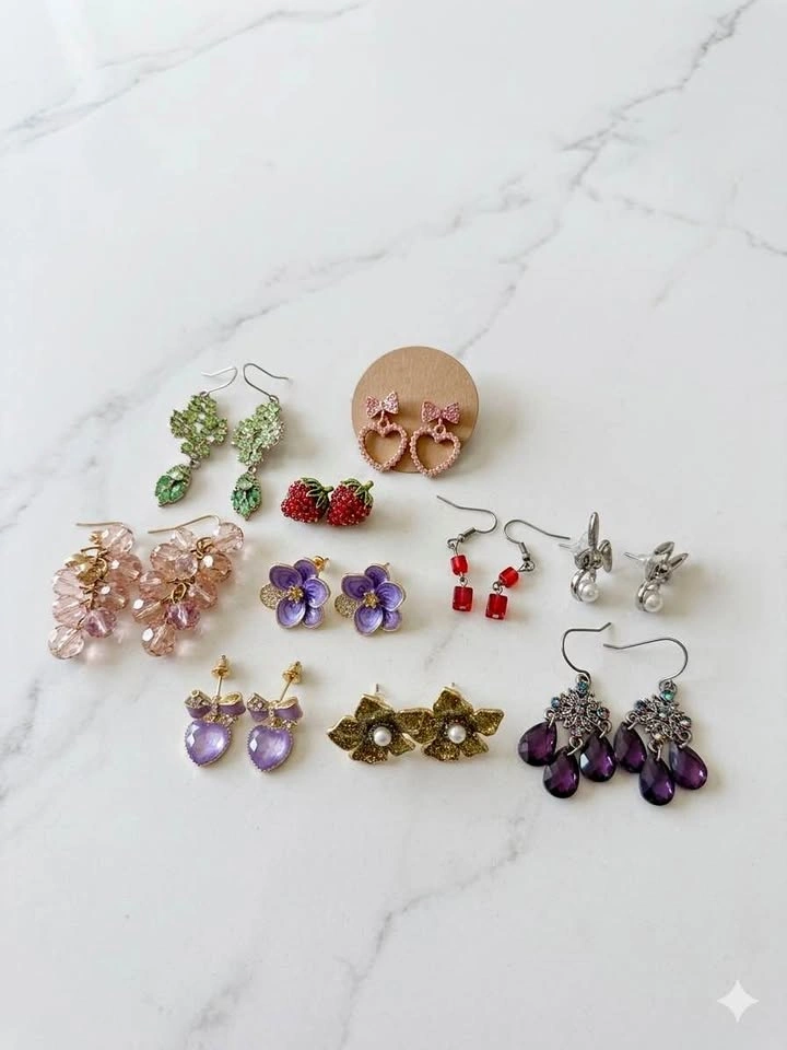 Vintage and Morden Spring and Summer Earrings