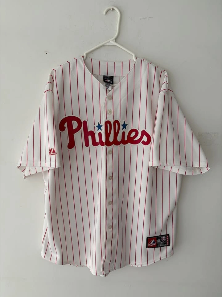 Vintage Majestic Philadelphia Phillies Roy Halladay #34 Jersey X - photo 2