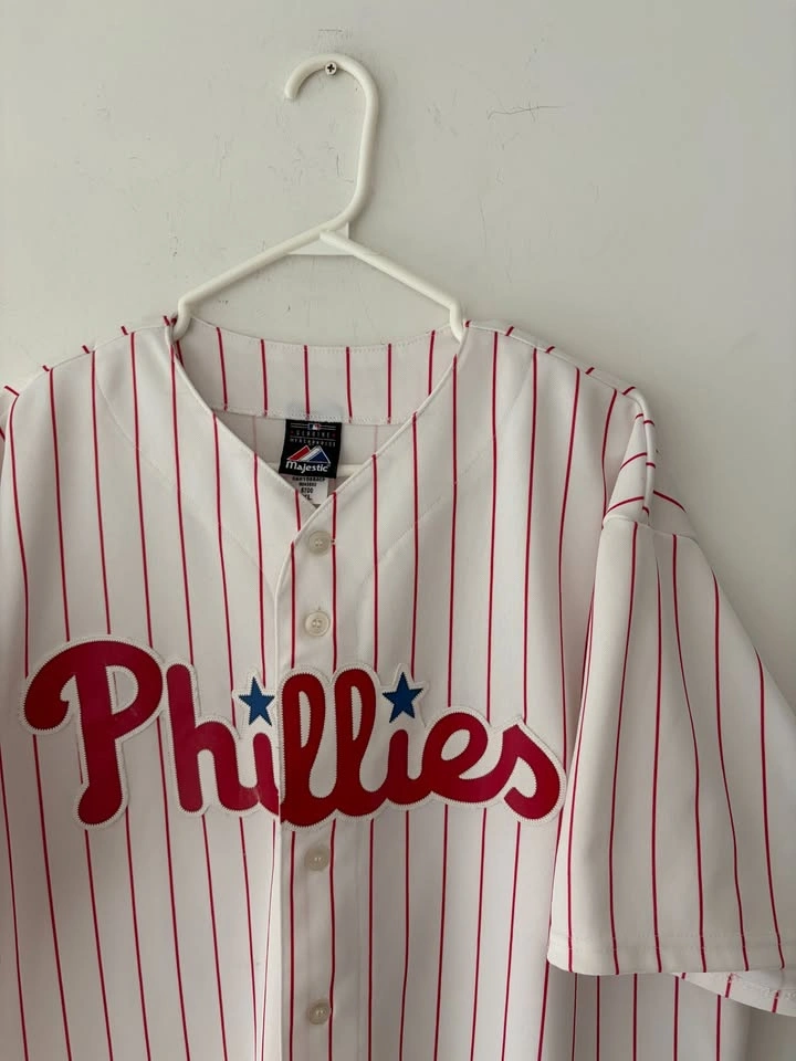 Vintage Majestic Philadelphia Phillies Roy Halladay #34 Jersey X - photo 3