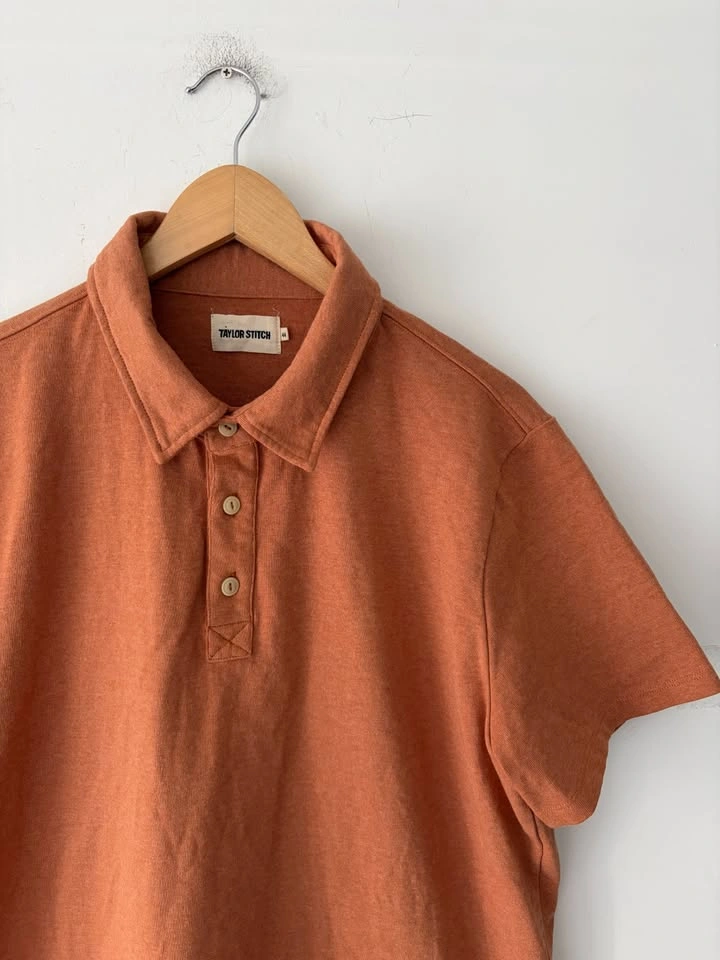 Taylor Stitch The Heavy Bag Polo Shirt Size 44 - photo 2