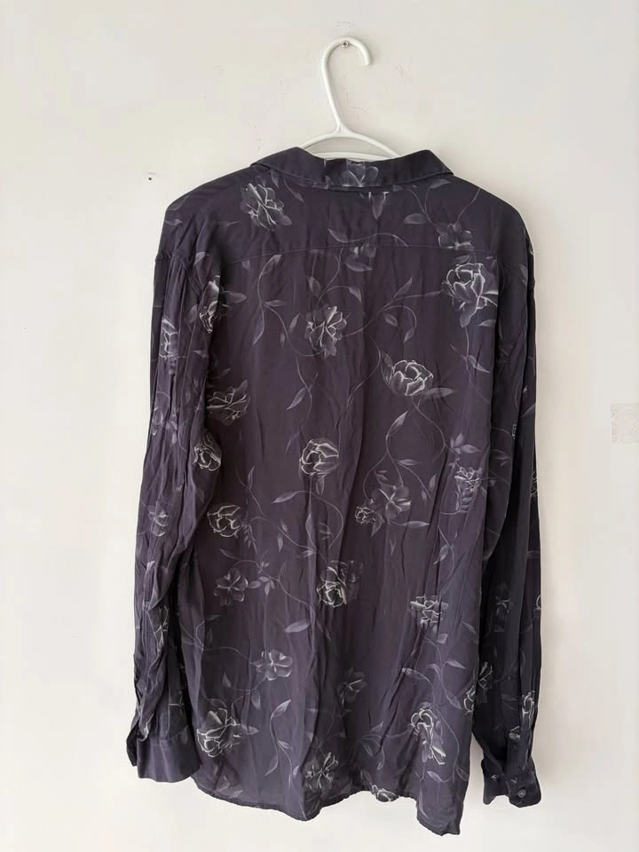 John Varvatos Men's Rodney Floral Button Down Shirt XL - photo 4