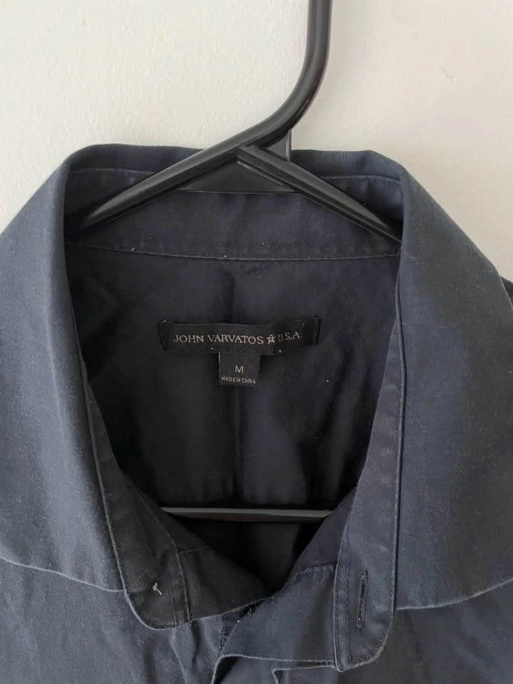 John Varvatos Short Sleeve Button Up Shirt Size M - photo 2