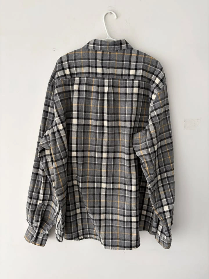 L.L. Bean Scotch Plaid Flannel Shirt XXL NEW - photo 5