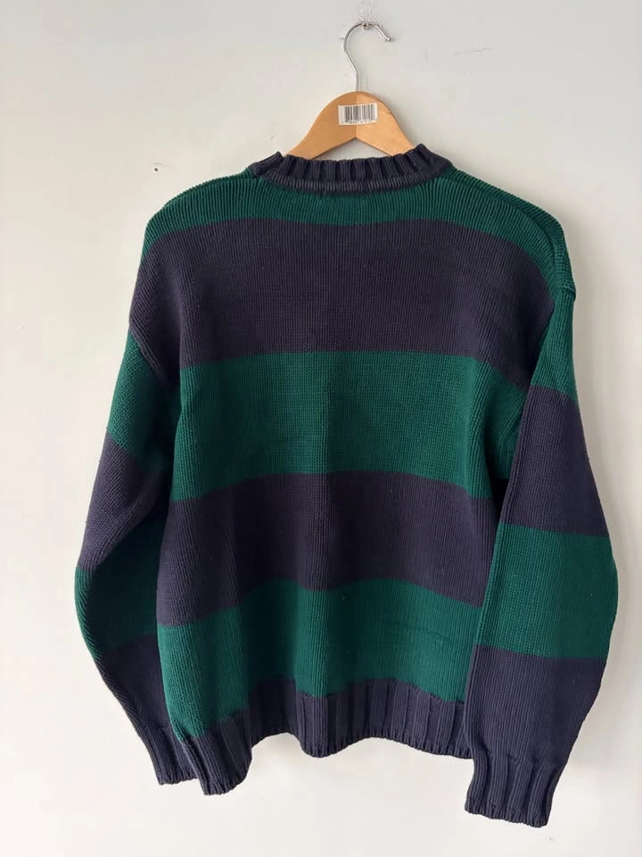 Vintage Gant Sportswear Striped Hand Framed Sweater Size M - photo 5