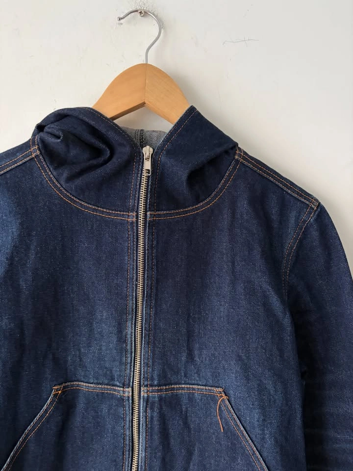 Vintage OMO Norma Kamali Denim Jacket Size 10 - photo 2