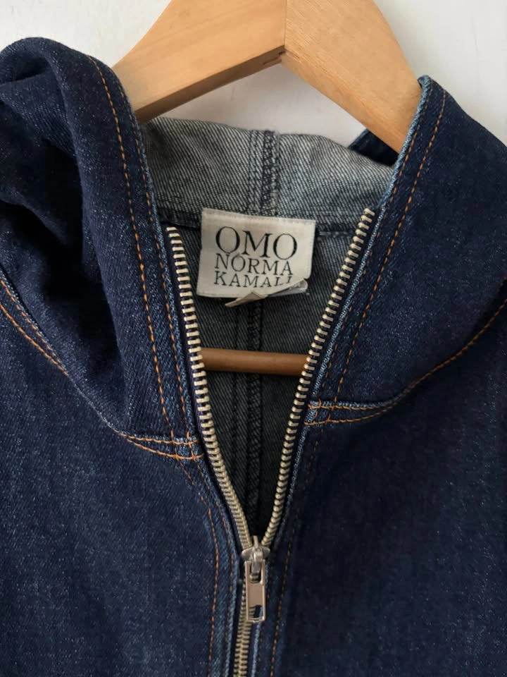 Vintage OMO Norma Kamali Denim Jacket Size 10 - photo 3