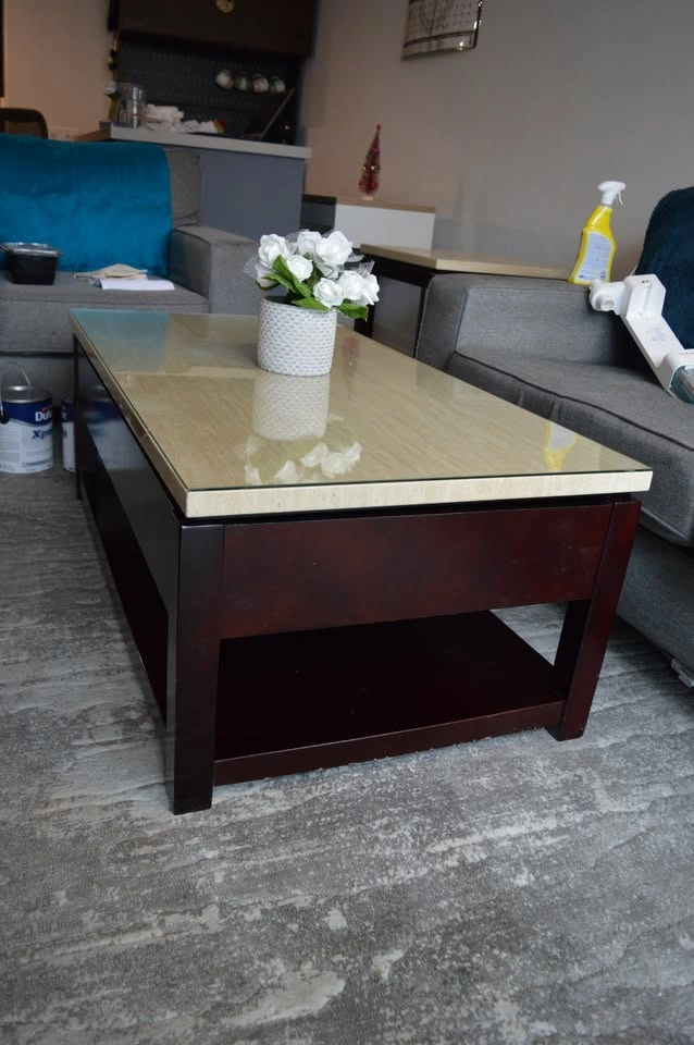 Rectangular Center Table with Storage - photo 2