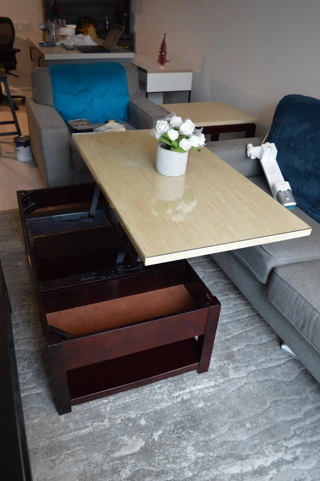 Rectangular Center Table with Storage - photo 3