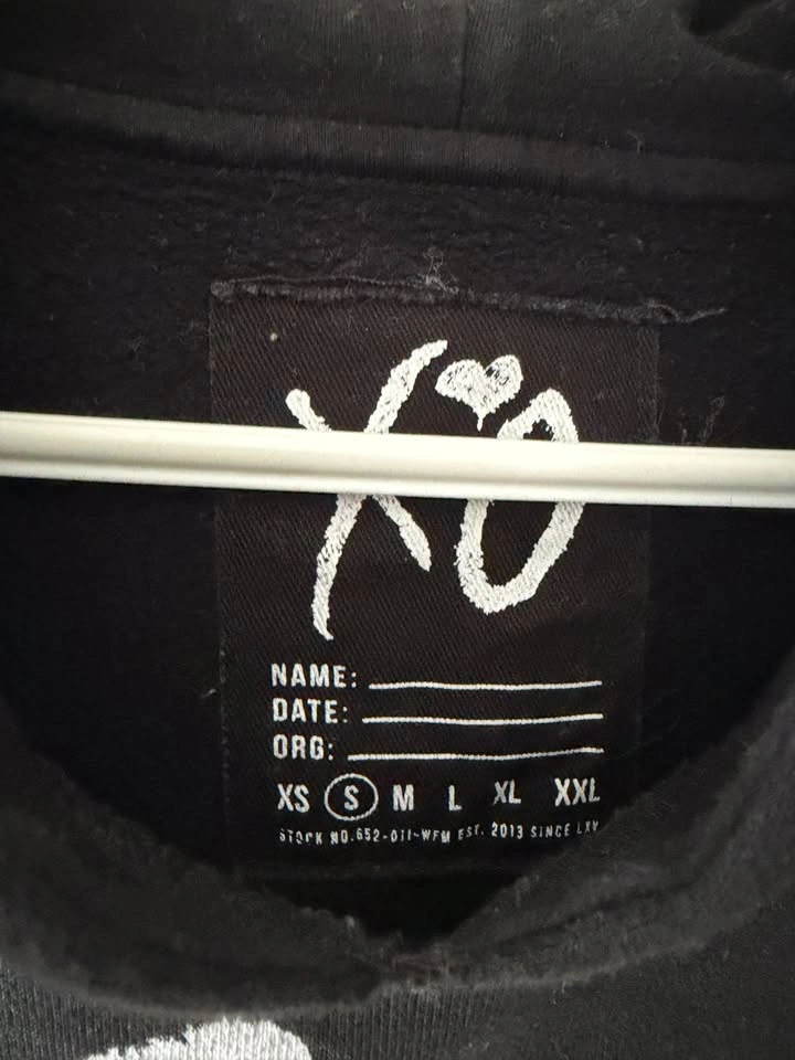 The Weeknd XO Beauty Behind The Madness Hoodie Size S - photo 5