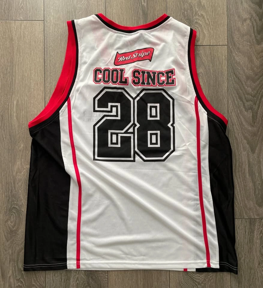 RED STRIPE Lager Jamaica Beer Basketball Jersey XXL - photo 4