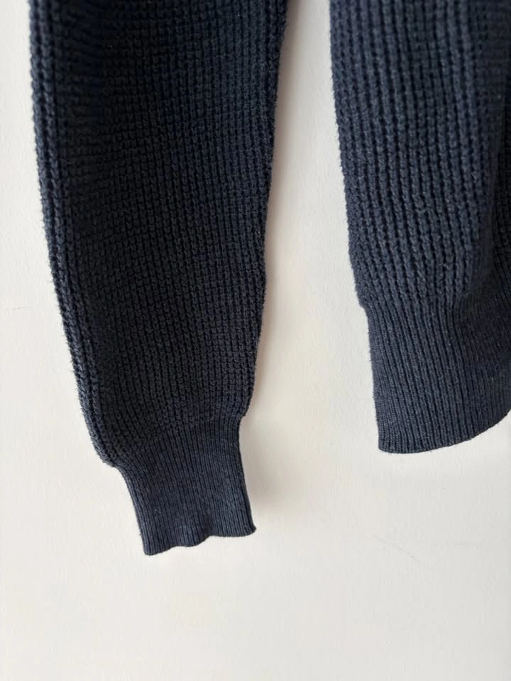 AllSaints Wells Crewneck Waffle Knit Sweater Size S - photo 4