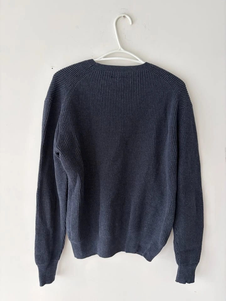 AllSaints Wells Crewneck Waffle Knit Sweater Size S - photo 5